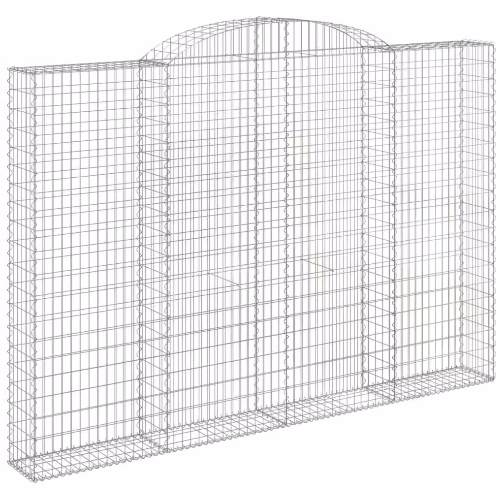Cesto Gabbione ad Arco 300x30x200/220 cm Ferro Zincato