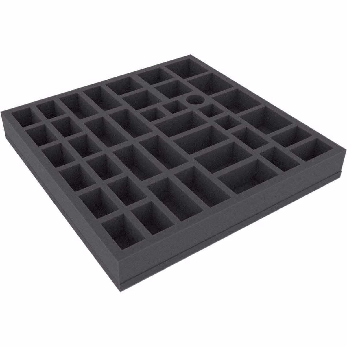 AGDX040BO 295 mm x 295 mm x 40 mm - Inserto in schiuma per giochi da tavolo
