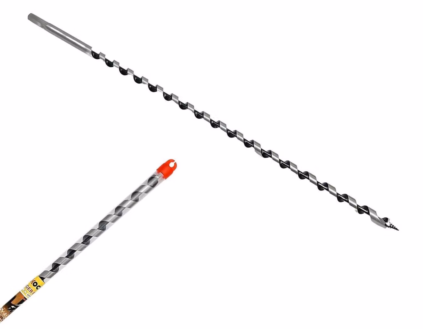 Trapano a spirale per legno, 6 mm x 400 mm, marca Lewis-Form, con gambo esagonale