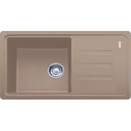 Franke Malta - Lavello Fragranite BSG 611-78/39, 780x435 mm, cashmere 114.0494.784