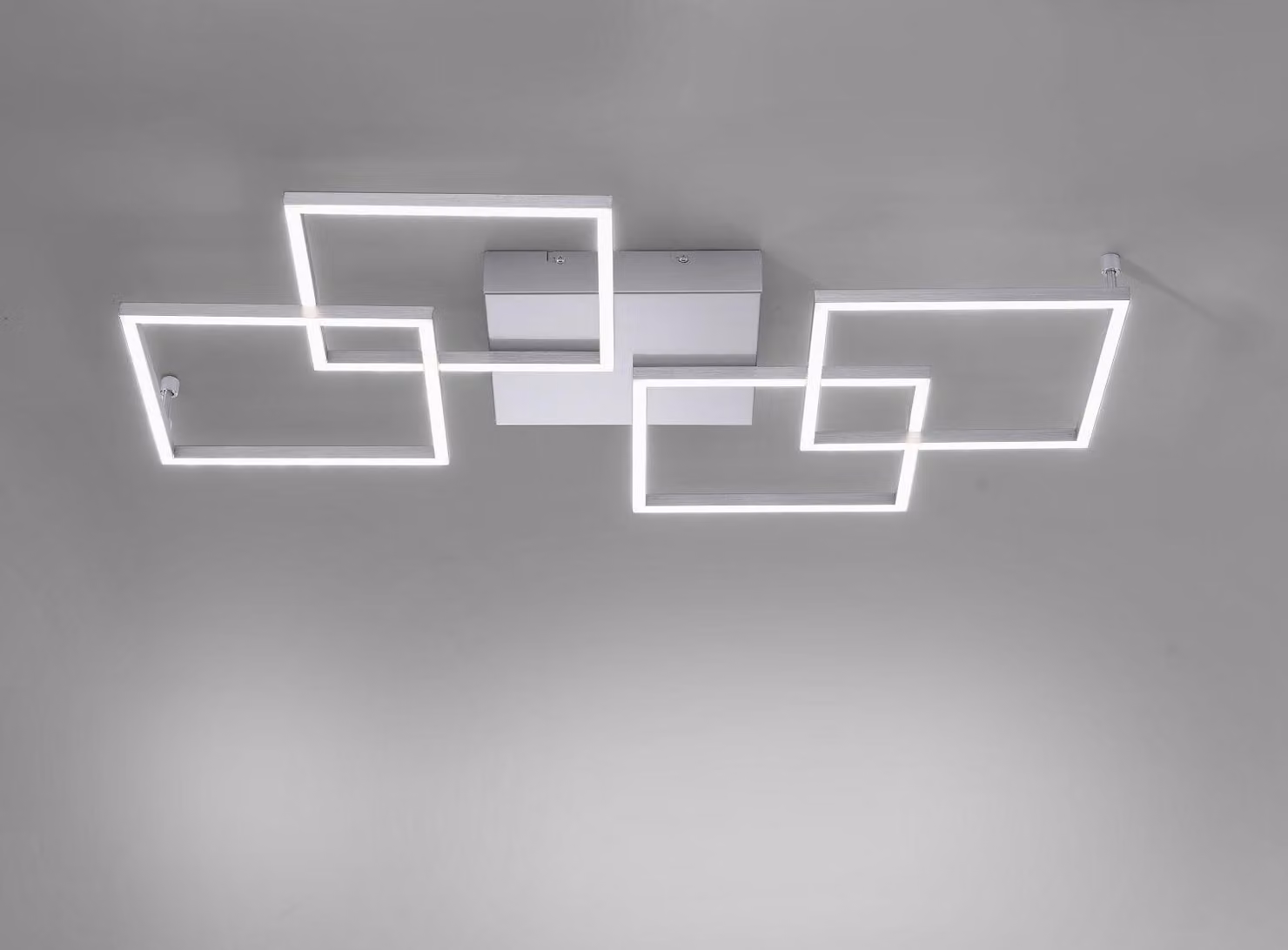 Lampada da soffitto INIGO Paul Neuhaus, acciaio, 4xLED-Board 8W 3000K, per interni, IP20