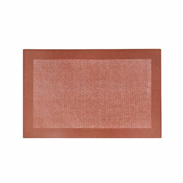 Tappeto da cucina KASANOVA rosso in cotone antiscivolo L/P: 140 x 57 cm