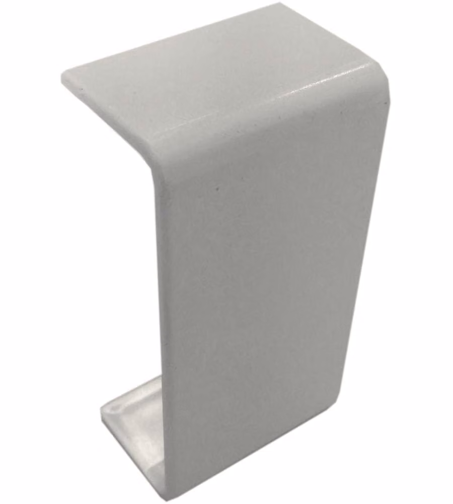 Giunto Lineare Canale Portacavo 40x20 mm Bianco - 2 Vie IP40 Certificato IMQ