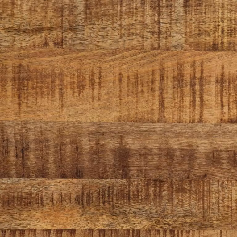 vidaXL Tavolino Rough in legno massiccio di mango e acciaio 110 cm