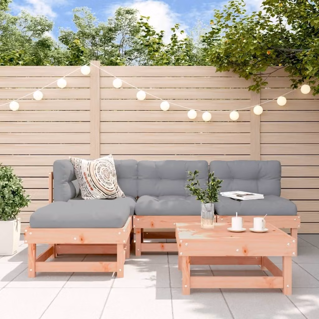 Maison Exclusive - Set da giardino da 5 pezzi in legno massello di douglasia