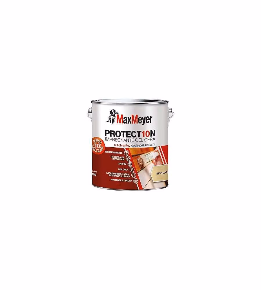 MaxMeyer Impregnante a Solvente 2,5L Incolore PROTEC10N per Legno