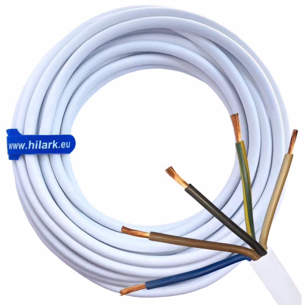 Cavo H05VV-F, sezione 5x2,5 mm², in rame pieno, isolamento in PVC, cavo di installazione da 75 metri