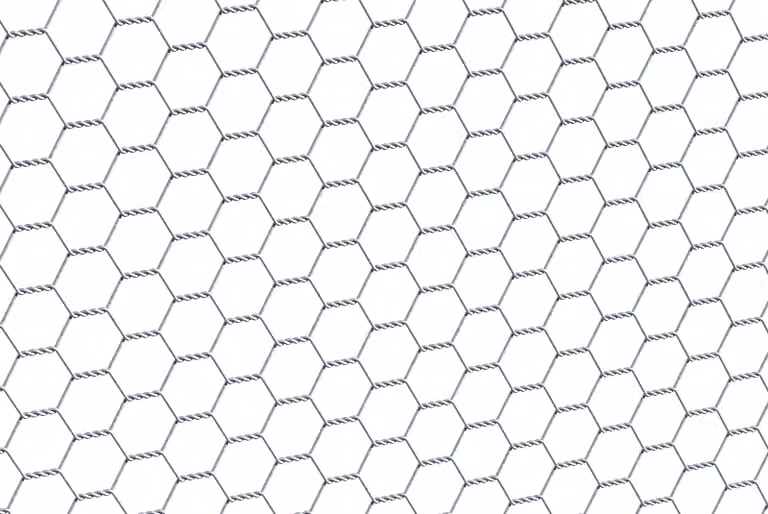 Alberts 614119 Rete esagonale, zincata, maglia 13 x 13 mm, altezza 50 cm, lunghezza 25 m