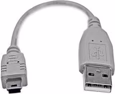 Cavo USB 2.0 Startech.Com Grigio Lunghezza: 0,15 m USB2HABM6IN