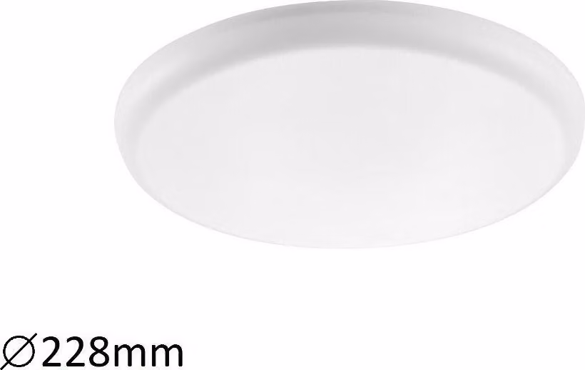 Rabalux Apparecchio LED da incasso bianco Oleg rotondo 228mm 24W IP65 5370