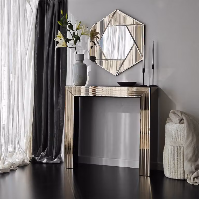 Skye Decor, Dresser 1B - Bronzo, Comò, 100% PANNELLI DI AGGREGATO MELAMMINICO, Bronzo, 91 x 30 x 85 cm