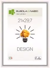 Cornice legno (21x29,7cm) DESIGN FRANK Bianco lucido 12 BI MA4