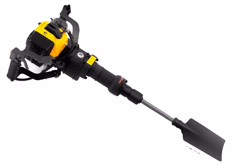 Scavatore per alberi, motore 1250W, costruzione durevole, giallo