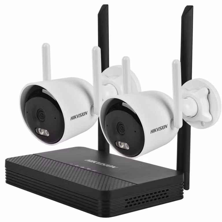 Telecamera wireless, kit NVR, audio bidirezionale, modello NKS424WBH, obiettivo da 2,8 mm, senza connettore