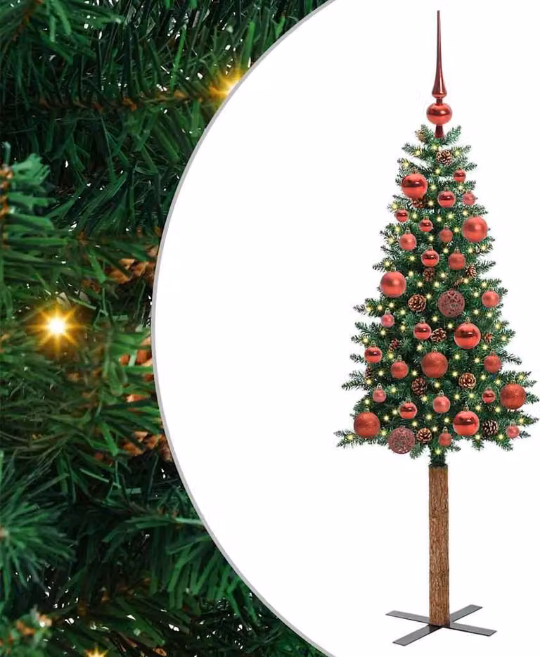 Albero di Natale snodato con 150 LED con supporto Verde 150 cm