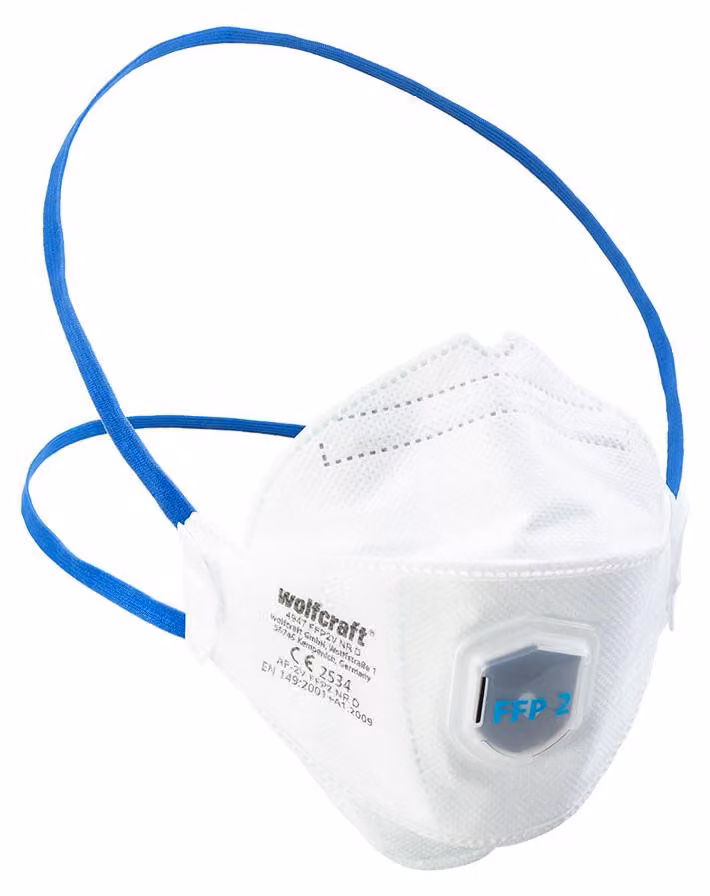 Maschera Wolfcraft 4947000 Taglia unica 2 pezzi