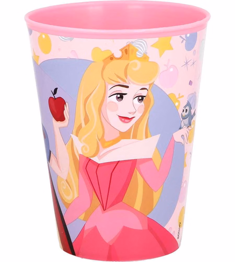 Bicchiere in plastica per bambine Principesse Disney 260 ml