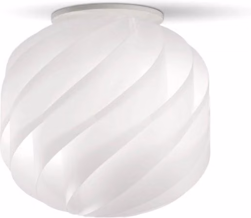 Plafoniera Moderna Linea Zero Polilux Bianco con 1 Luce E27 Diametro: 40 cm