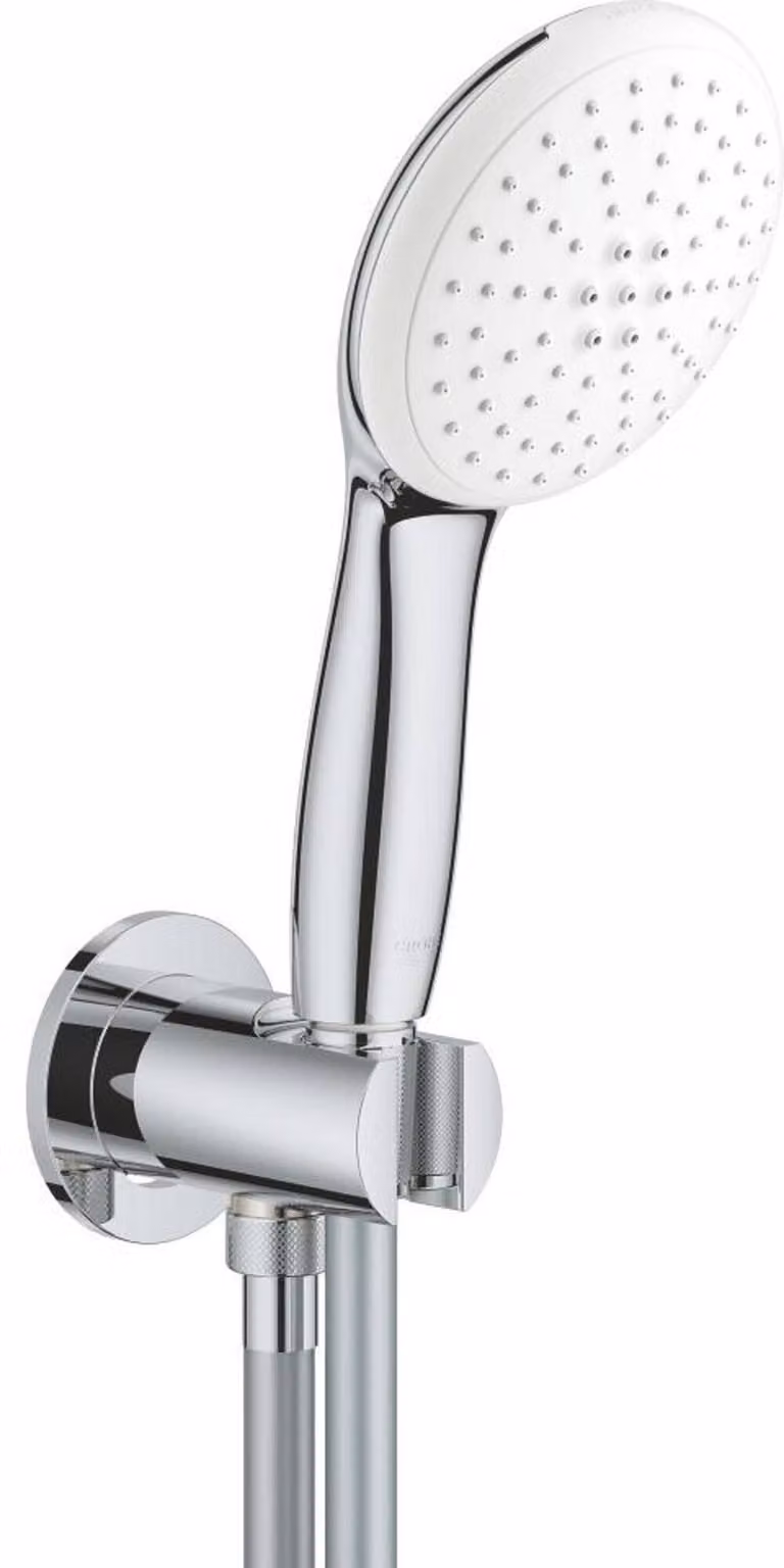 Grohe Tempesta 110 set di staffe a parete 2 tipi di getto Gomito di collegamento a parete con staffa cromo