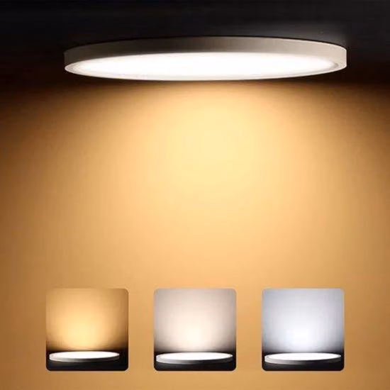 Lampada da bagno a soffitto - Plafoni per il bagno - Lampada per la doccia - Lampade a LED - 1200 lm - 3000 K - 24 V - 230 mm