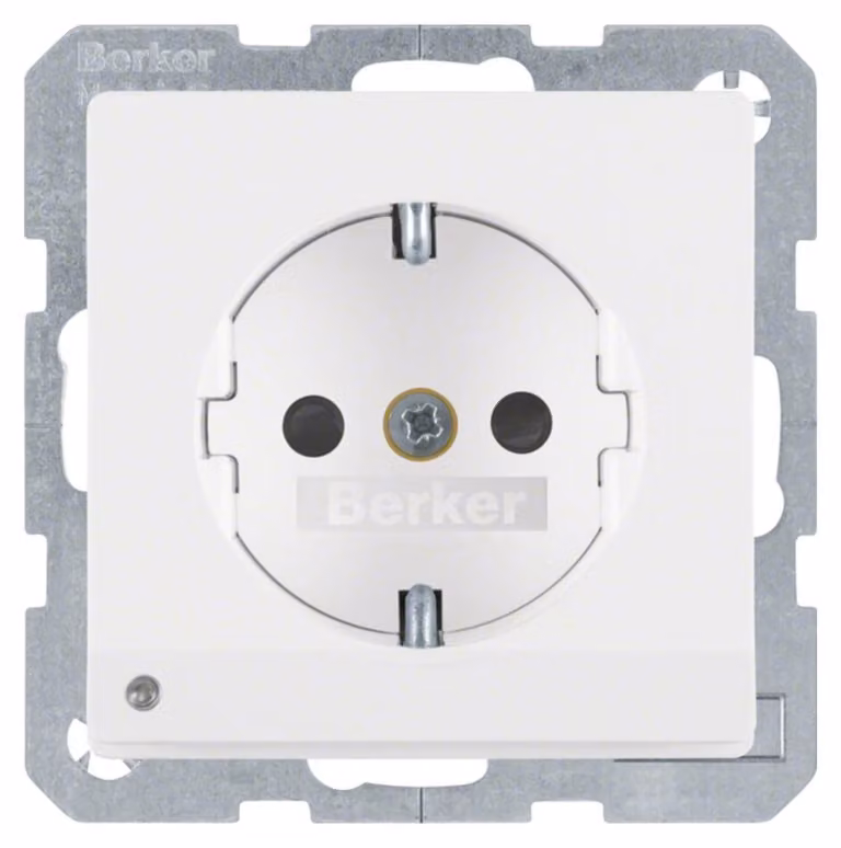 Berker SCHUKO Presa di corrente pow/sa Luce di orientamento a LED 41096089