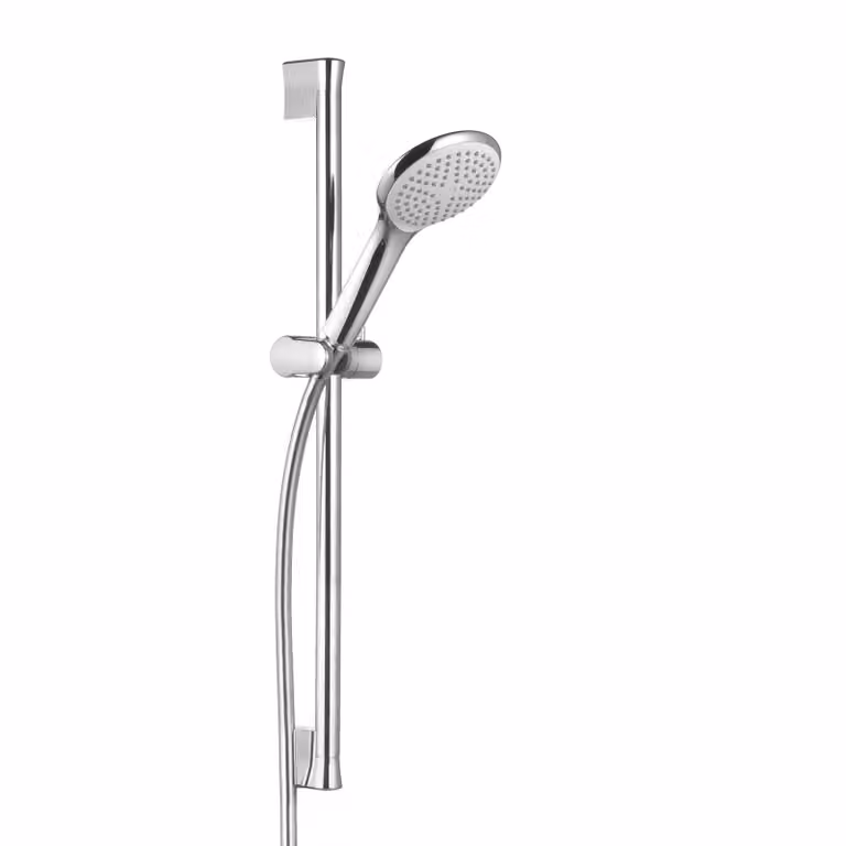 KLUDI FRESHLINE Set de douchettes 1S 600mm, avec nettoyage rapide du calcaire, 23 l/min, chrome, 6783005-00, 6783005-00
