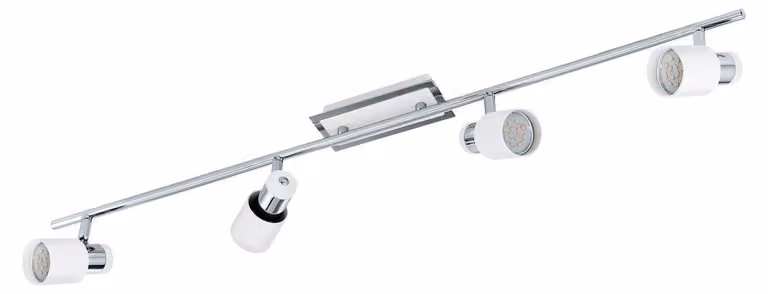 Potente apparecchio LED da soffitto Davida con quattro spot