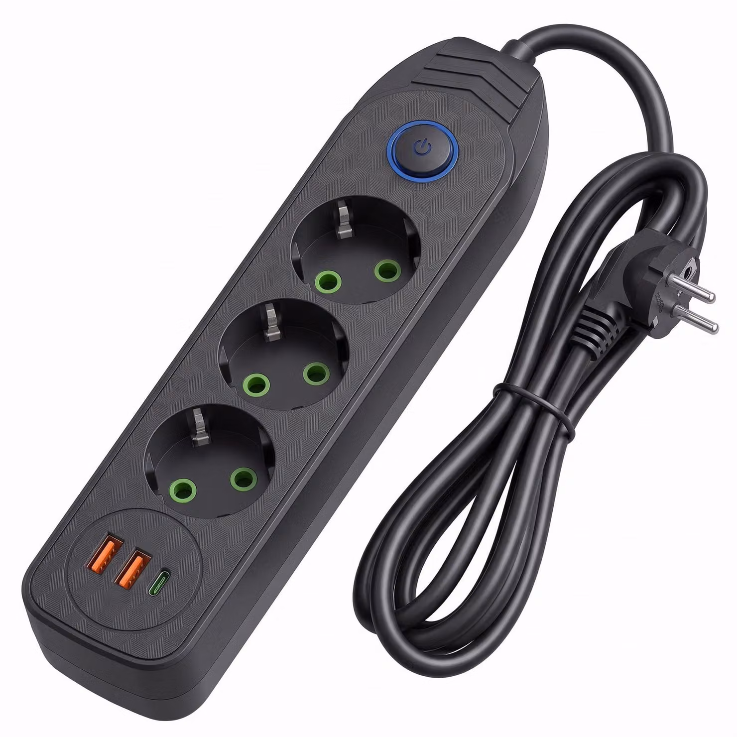 Multipresa Toolight Jnh024-3B Black