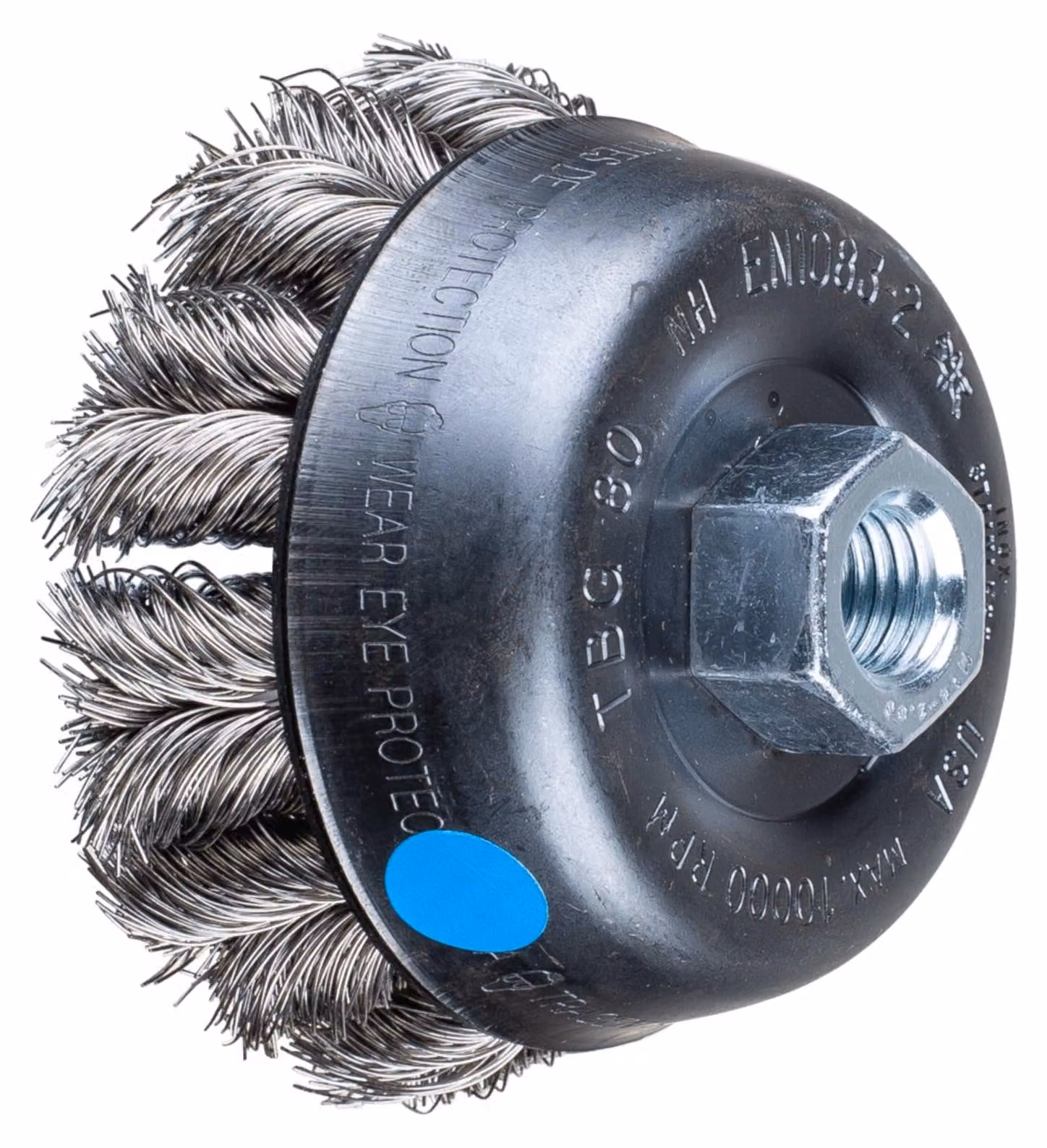 PFERD TOOLS COMBITWIST Spazzola a tazza intrecciata TBG M14 Filo di acciaio inossidabile