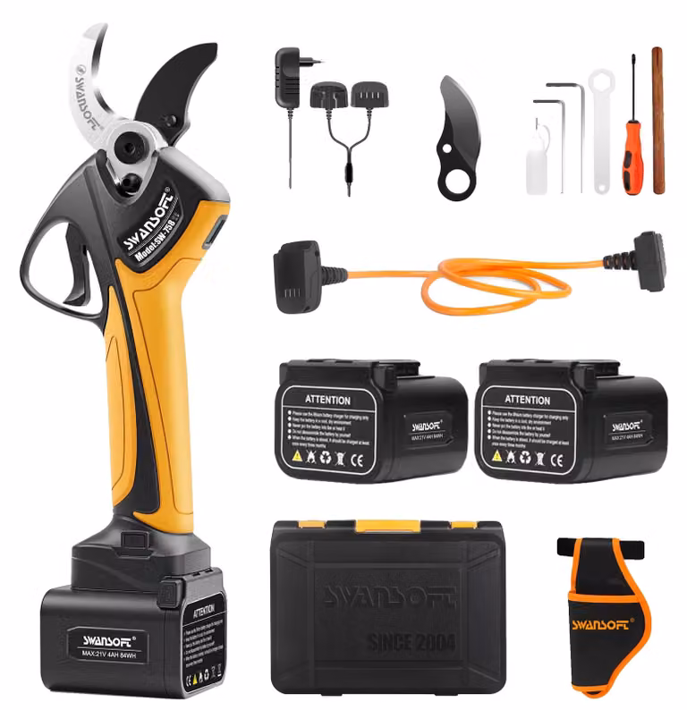 Potatori elettrici, motore brushless, funzionamento a batteria, 21V 4AH 758 Y, due batterie incluse