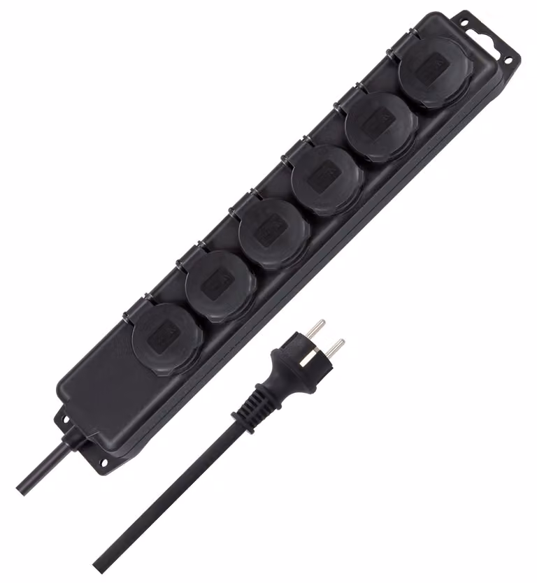 brennenstuhl Prolongateur multiprise IP44, 8 prises - pour le marché: F - 1 Stück (1159971)