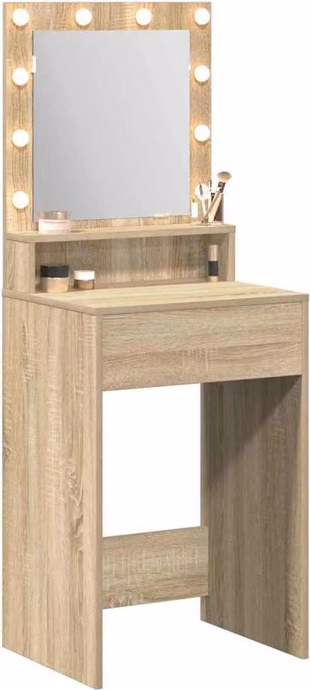 Tavolo da Trucco con lo scaffale Rovere Sonoma 50 x 41 x 135 cm