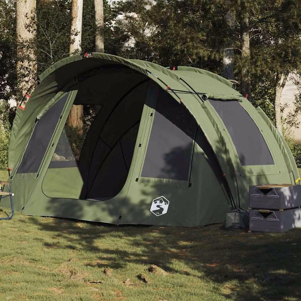 Tenda da pesca vidaXL per 2 persone, impermeabile, colore verde