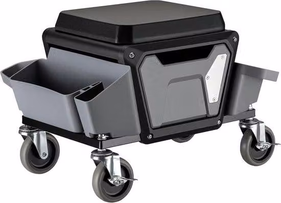 Carrello portautensili mobile fino a 120 kg con scomparti portaoggetti