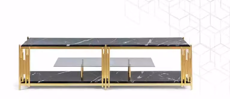 Wohnzimmer TV Staender Modern schwarz Fernseher Ständer Schrank Möbel