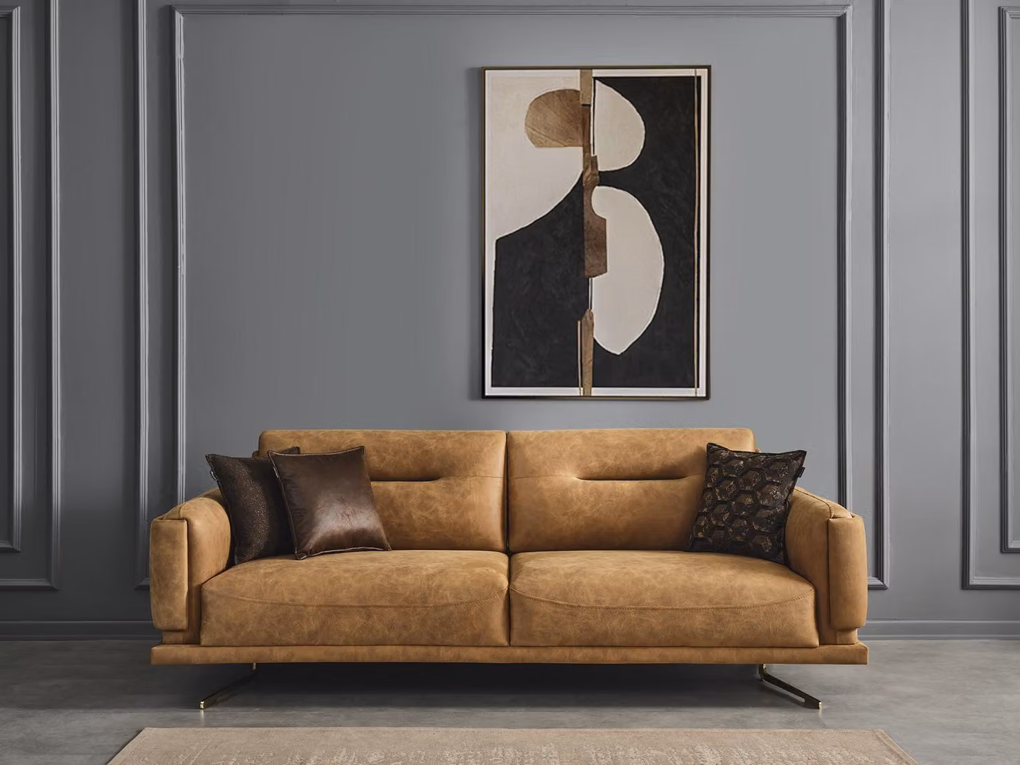Wohnzimmer Sofa 3 Sitzer Polster Dreisitzer Couch Italienische Möbel
