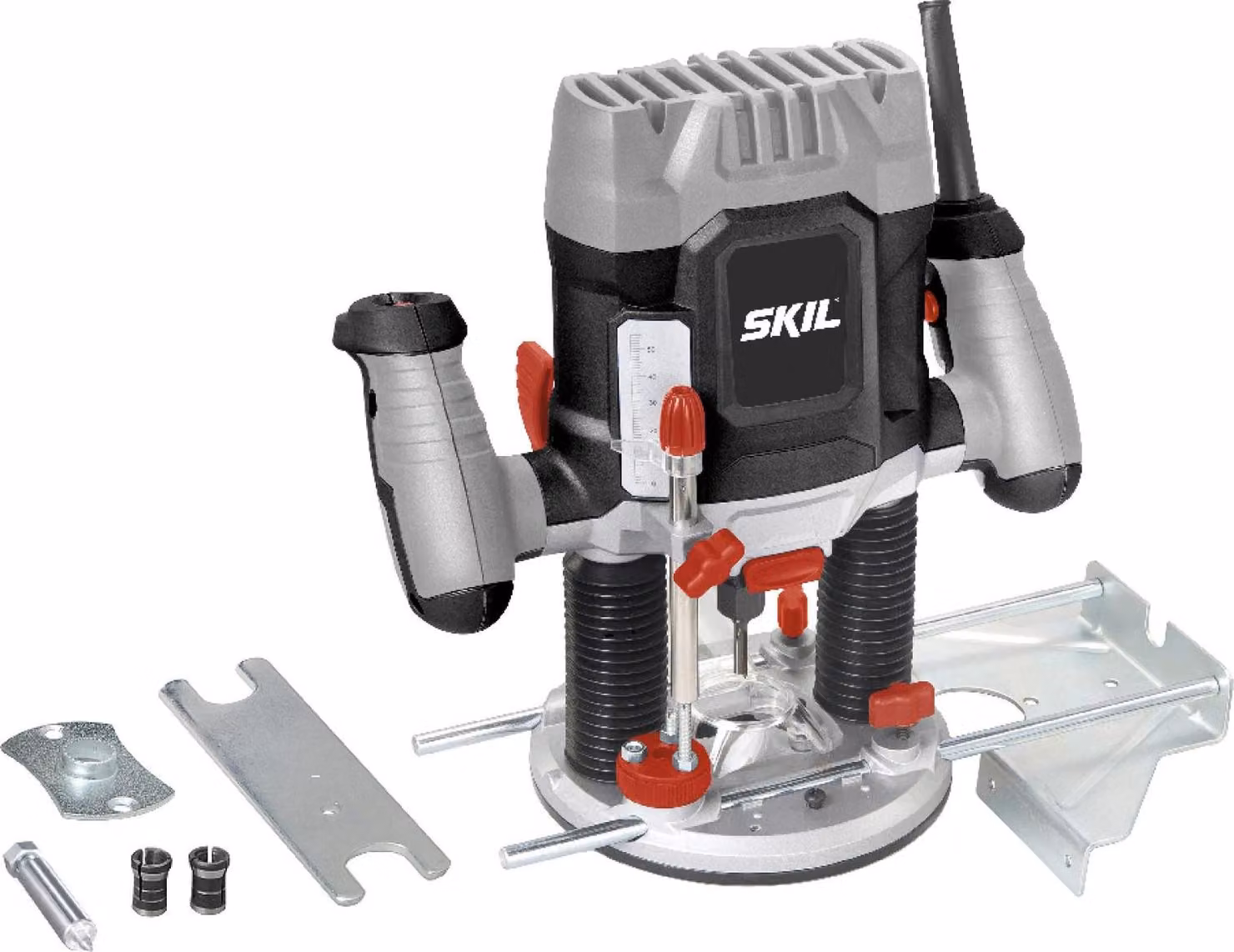 Skil Fräsmaschine 1841AA, Oberfräse 1200W, Nutfräser, Tischfräse, Staubabsaugung