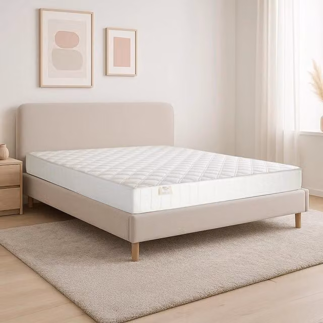 Materasso ortopedico e anatomico in Eliocell Farmarelax, colore bianco, L/P/H: 120 x 190 x 19 cm – 1
