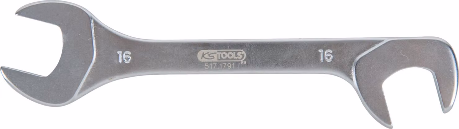 KS TOOLS Doppia chiave aperta 20°+ 80° 16 mm L=140 mm - 517.1791