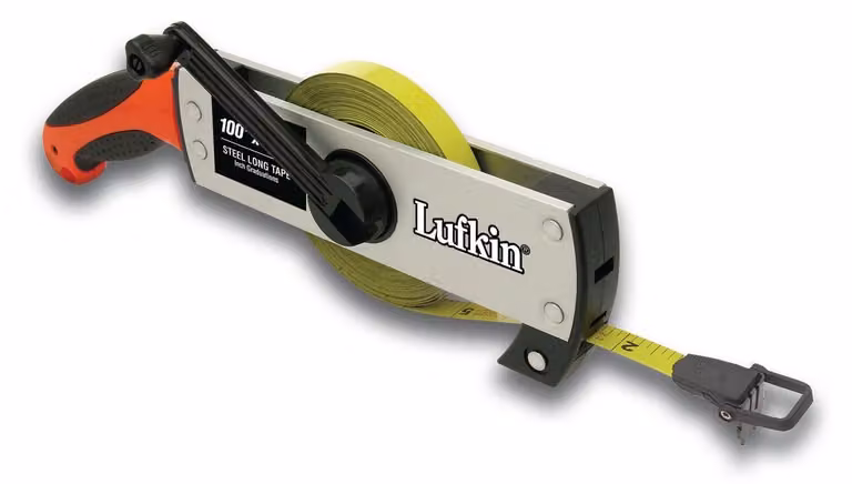 Metro a nastro Crescent Lufkin FT30CM da 30 metri con profilo da 13 mm e impugnatura ergonomica