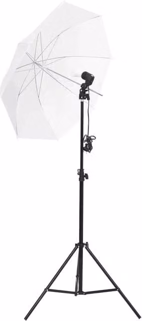 Kit per Studio Fotografico con Set Luci, Fondale e Riflettore 3143967