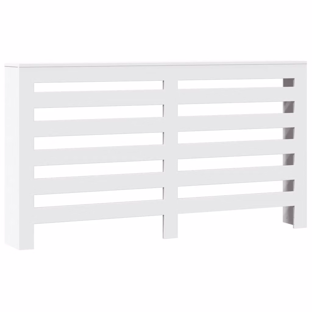 Copertura Termosifone Bianca 149x20x82 cm Legno Multistrato