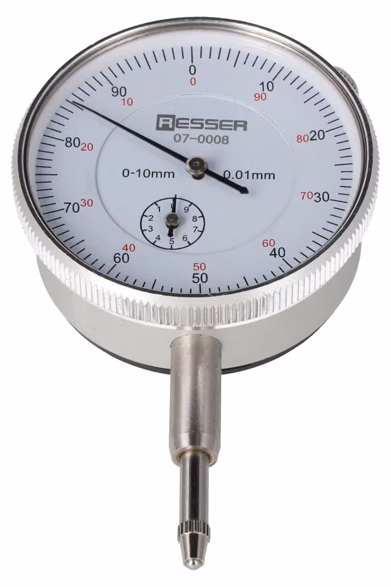 Comparatore centesimale a orologio 0-10mm 0.01 Resser