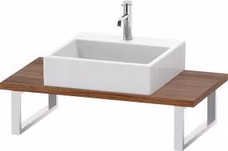 Duravit console DuraStyle Compact 80-200x48cm, 1 AS, spessore 3cm, noce nat
