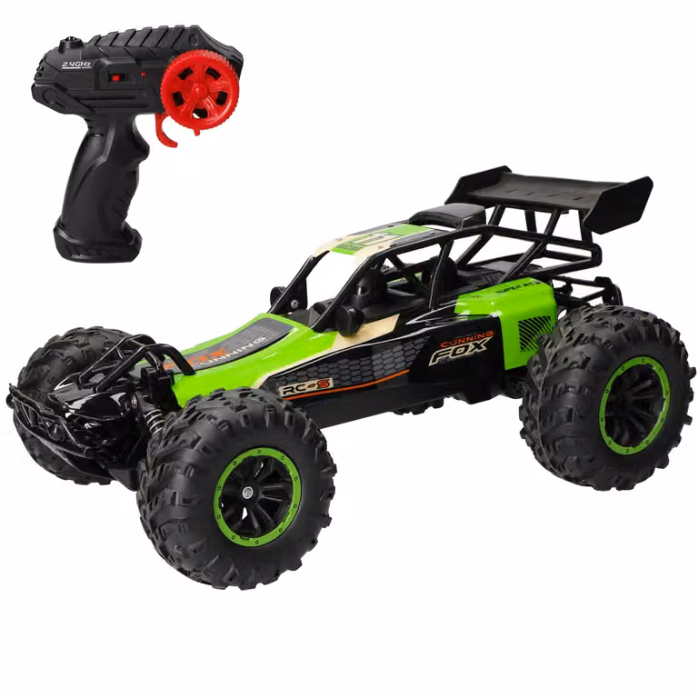 Auto Radiocomandata Dakarfox High Speed TU GIOCHI Multicolore Scala 1:10 con Batteria Ricaricabile