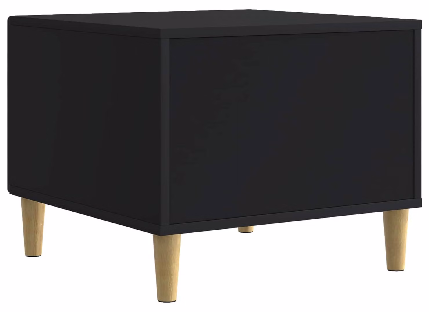 Tavolino da salotto Nero 50 x 49 x 40 cm Legno ingegnerizzato