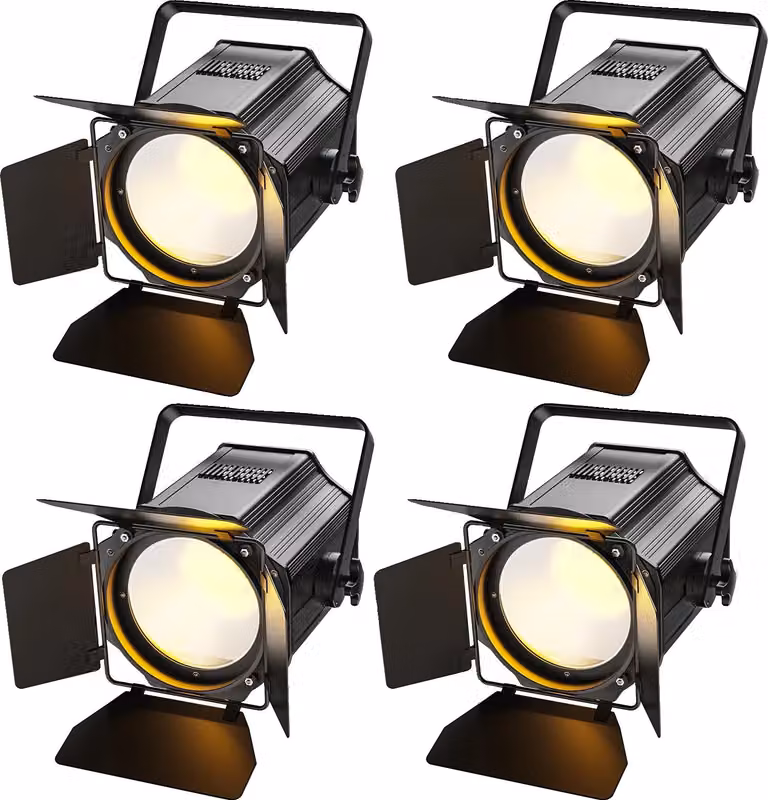 Faretto da palcoscenico, efficiente dal punto di vista energetico, angolo di illuminazione regolabile, nero, spina UE