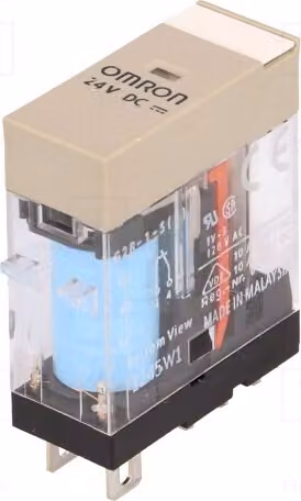 1 relè: bobina elettromagnetica, 24 VDC, 10 A / 250 VAC, modello G2R-1-S, 24 VDC (S), prodotto elettrico