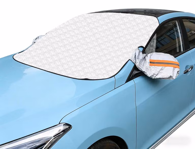 Copertura per parabrezza auto con magnete, dimensioni 145x110 cm, ideale per proteggere dal ghiaccio, dalla neve e dal gelo