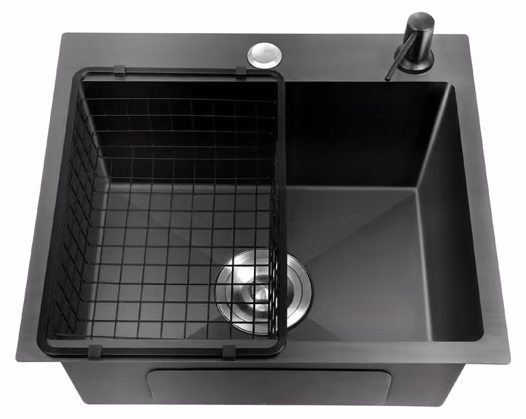 Solidchoice - Lavello da cucina in acciaio inossidabile, 40 x 45 cm